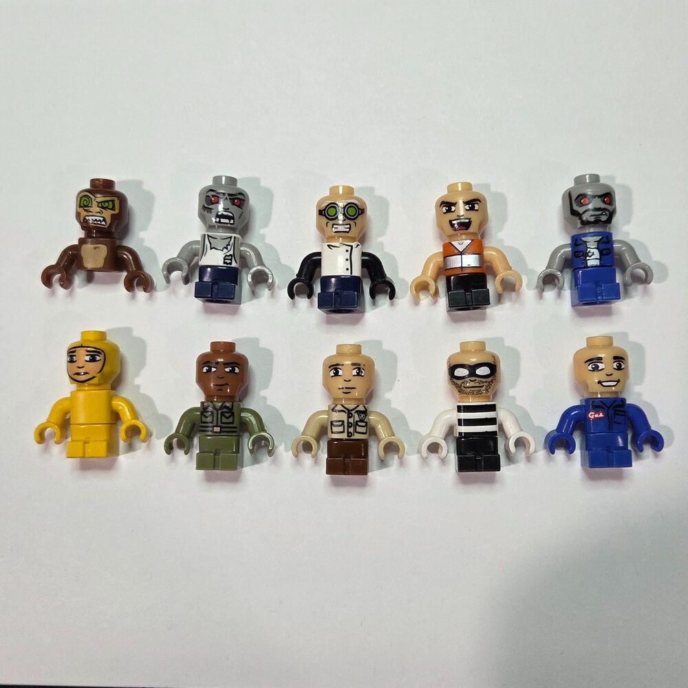 LEGO Compatible Minifigure Lot 10x Custom Buildable